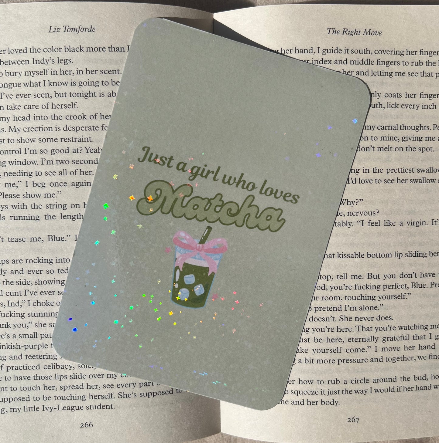 ‘Just a girl who loves matcha’ kindle insert