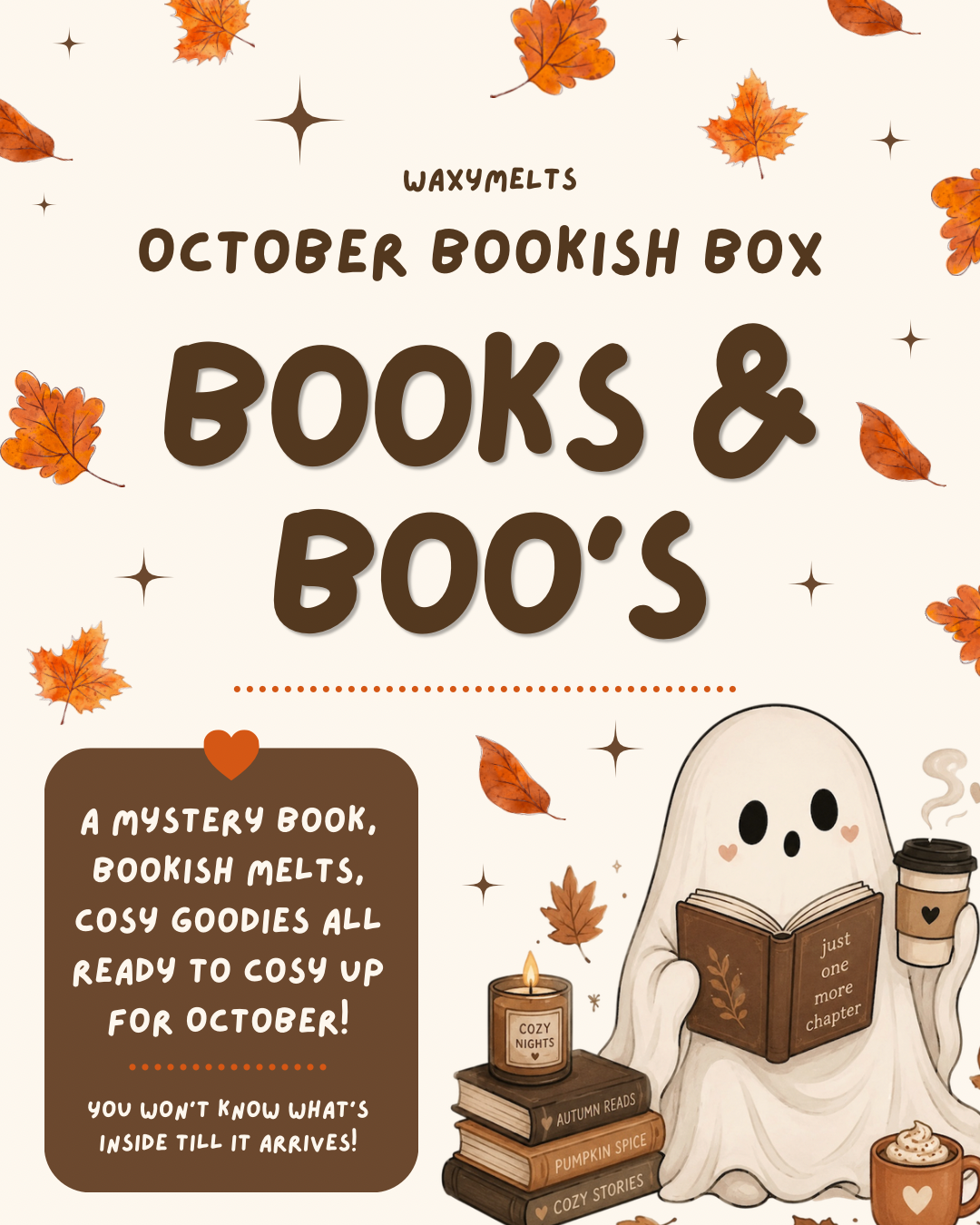 October Bookish Box - Books & Boo’s 🧡👻📖