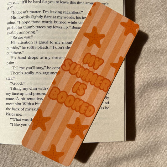 ‘My Summer Is Booked’ Bookmark